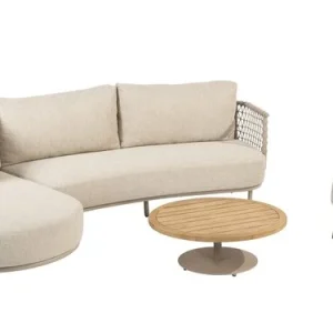 Sardinia Luxury Lounge Set Latte + Chair