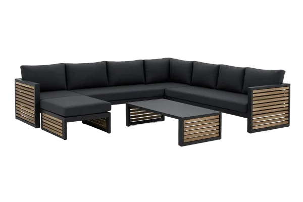 Bellagio Cadora corner lounge set 4-piece right