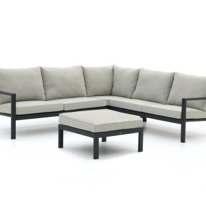 Manifesto Alzano corner lounge set 4-piece (Black)